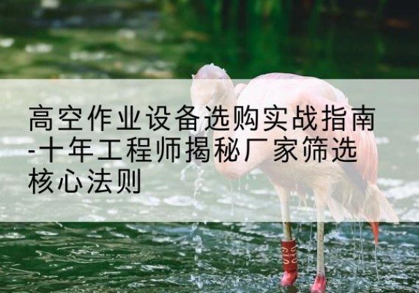 晋宁剪叉式升降机厂家-高空作业设备选购实战指南-十年工程师揭秘厂家筛选核心法则